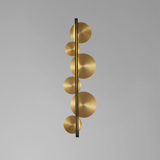 5507/H1200 Black+ brushed brass